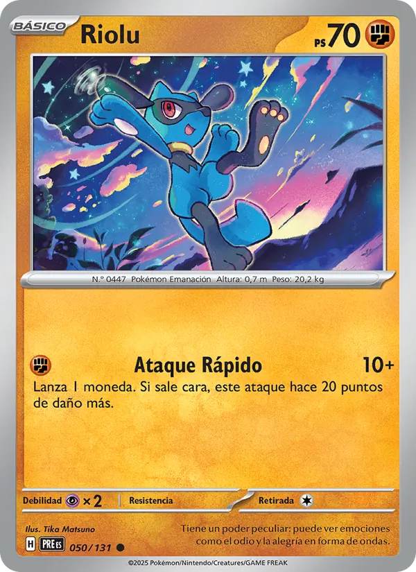 Riolu Evoluciones Prismáticas 050/131