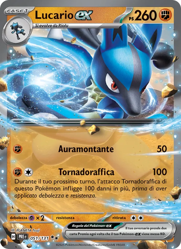 Lucario-ex Evoluzioni Prismatiche 051/131