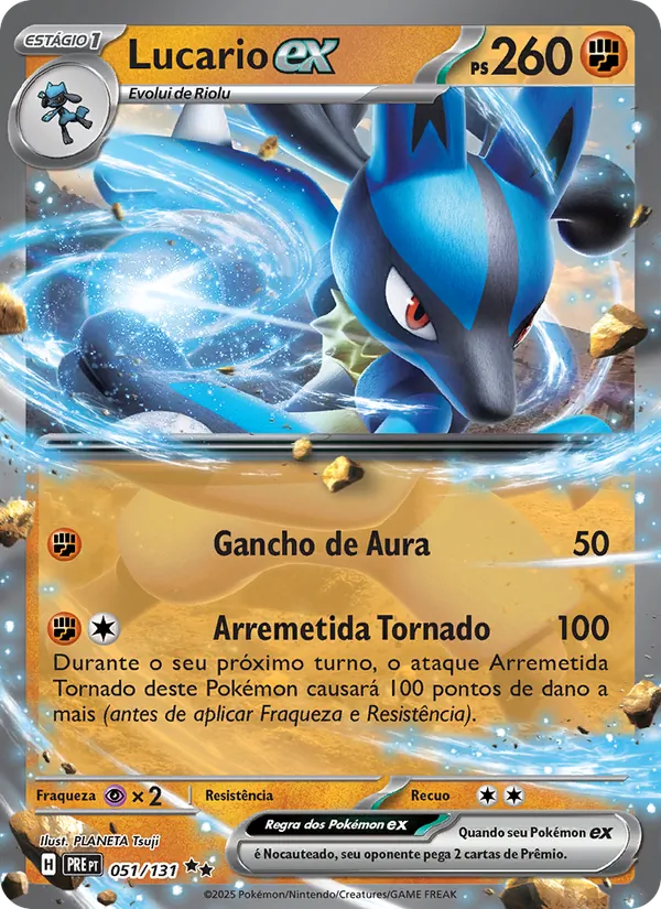 Lucario ex Evoluções Prismáticas 051/131