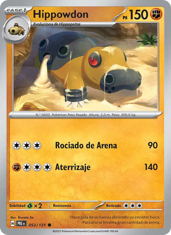 Hippowdon Evoluciones Prismáticas 053/131