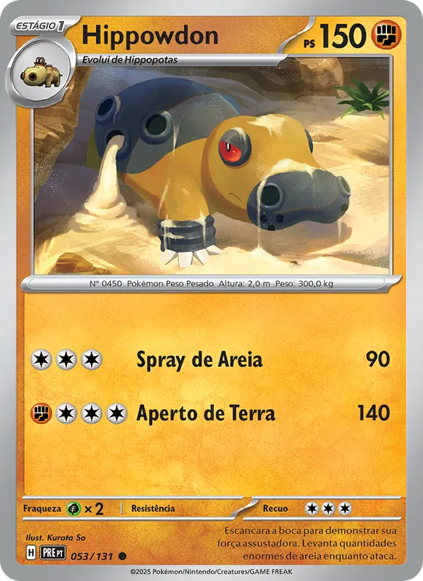 Hippowdon Evoluções Prismáticas 053/131