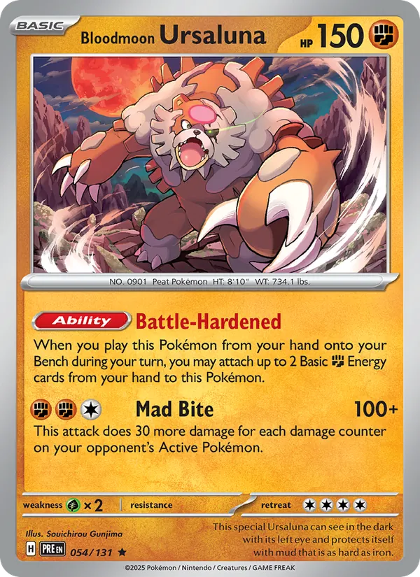 Bloodmoon Ursaluna Prismatic Evolutions 054/131