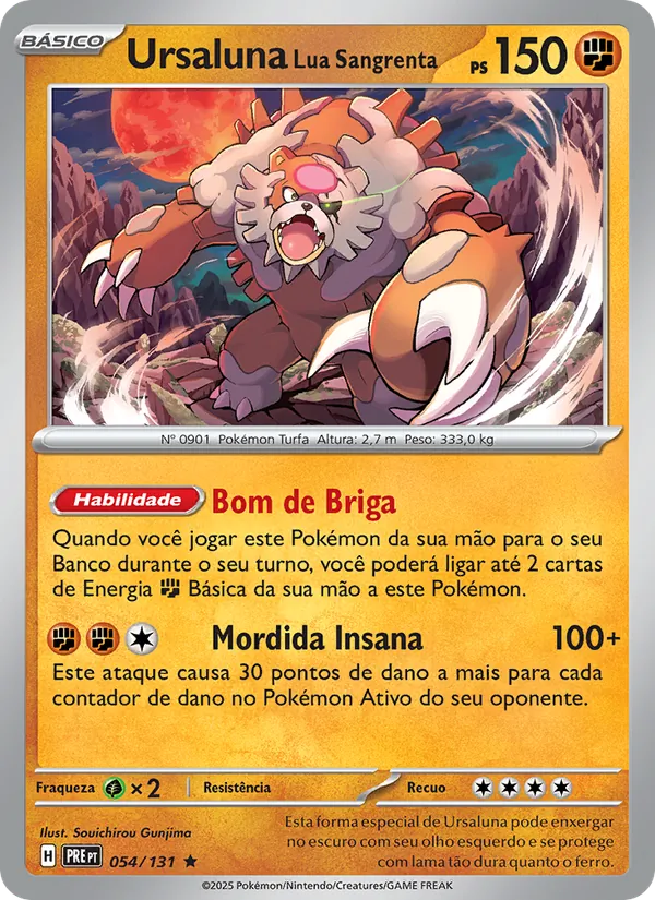 Ursaluna Lua Sangrenta Evoluções Prismáticas 054/131