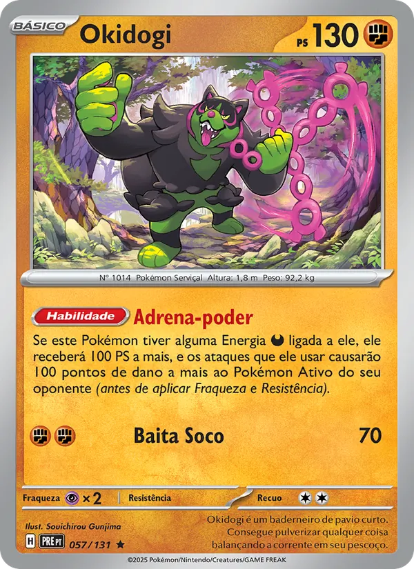 Okidogi Evoluções Prismáticas 057/131