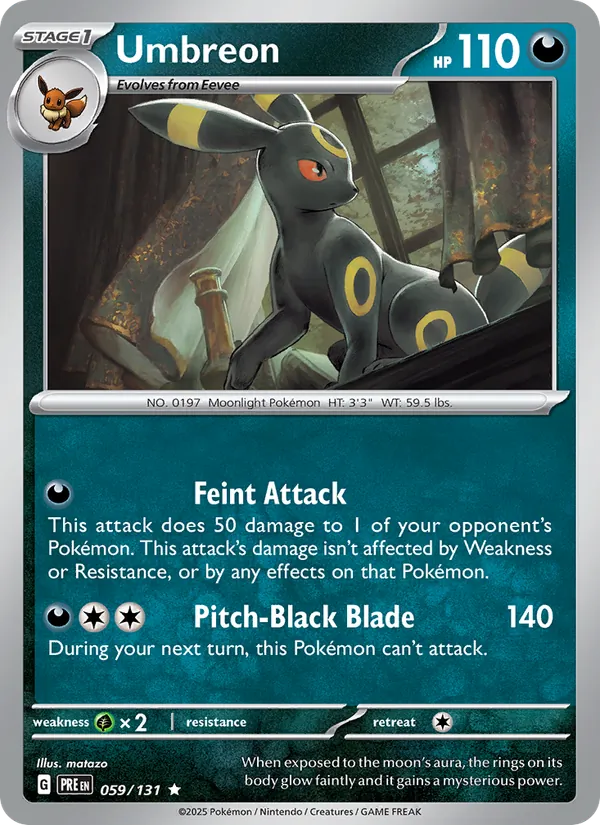 Umbreon Prismatic Evolutions 059/131