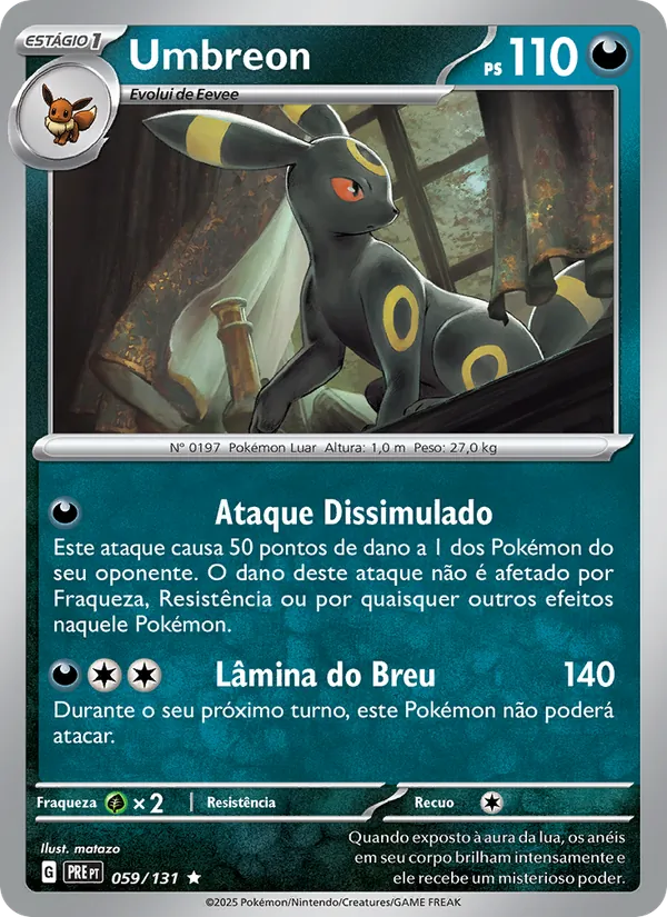 Umbreon Evoluções Prismáticas 059/131