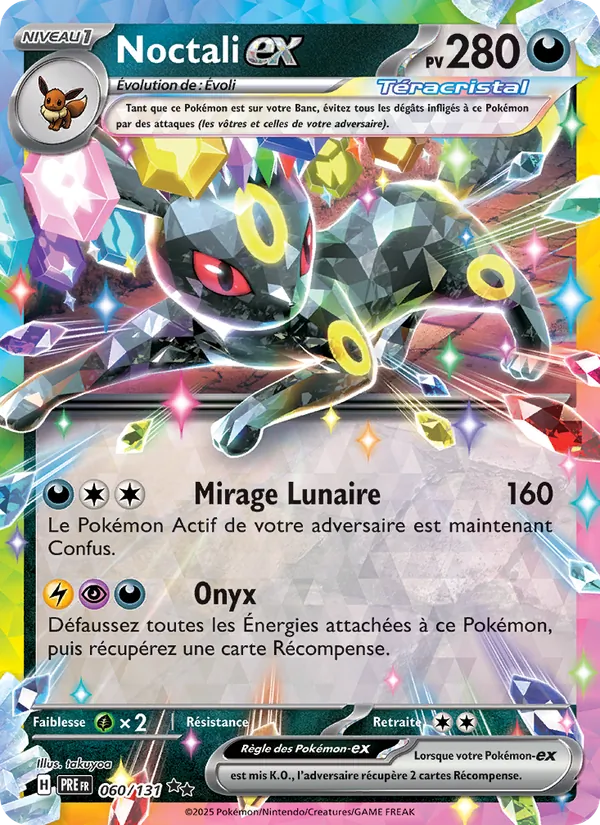 Noctali-ex Évolutions Prismatiques 060/131