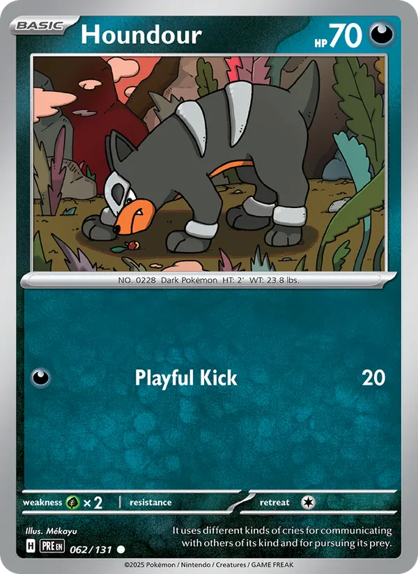 Houndour Prismatic Evolutions 062/131
