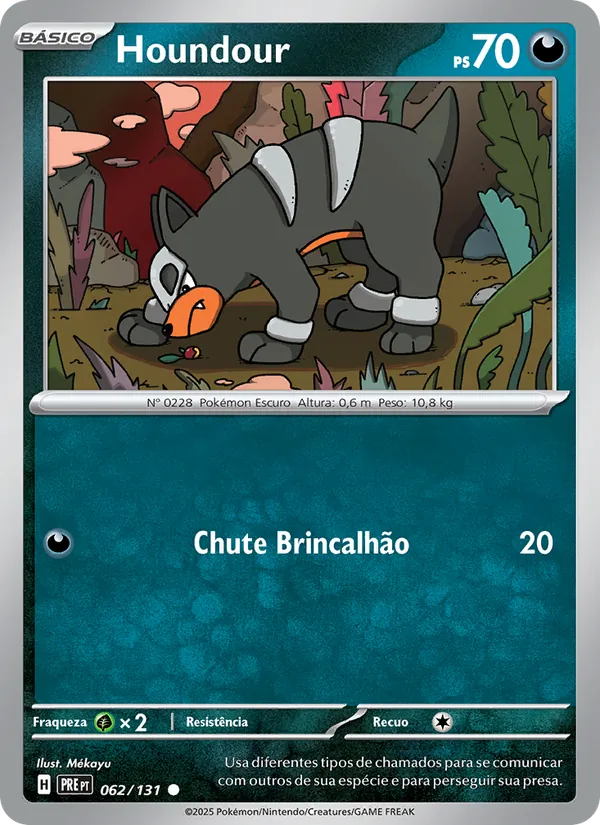 Houndour Evoluções Prismáticas 062/131