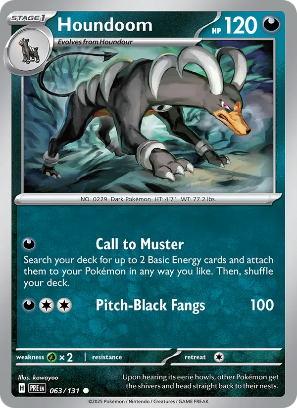 Houndoom Prismatic Evolutions 063/131