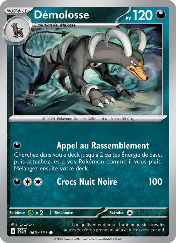 Démolosse Évolutions Prismatiques 063/131