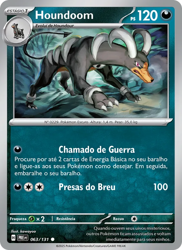 Houndoom Evoluções Prismáticas 063/131