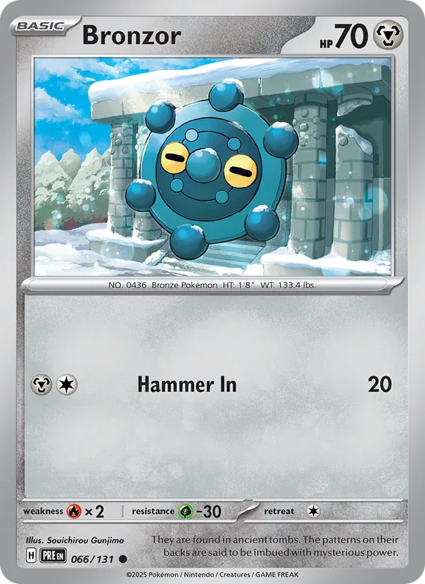 Bronzor Prismatic Evolutions 066/131