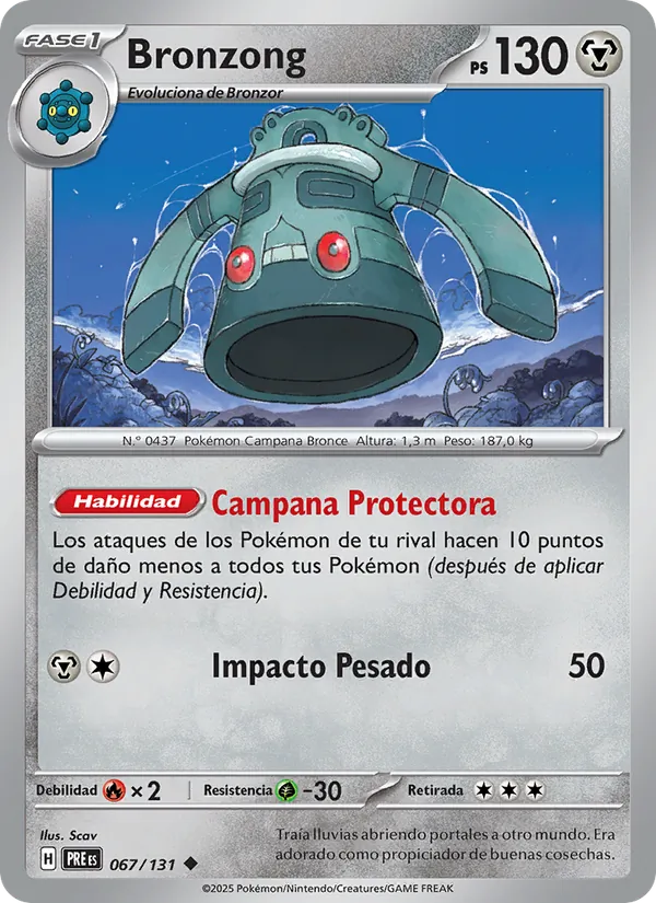 Bronzong Evoluciones Prismáticas 067/131
