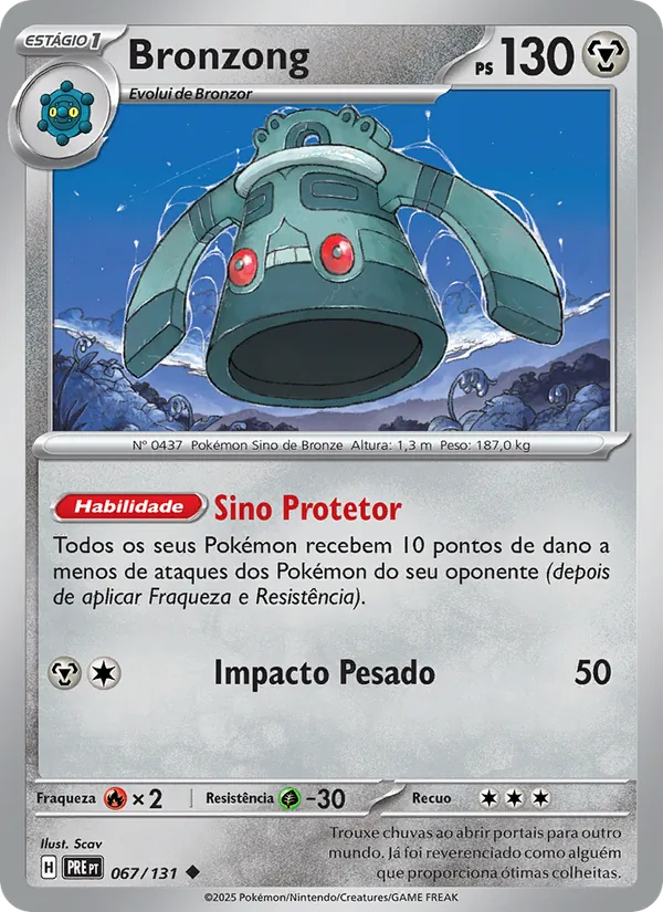 Bronzong Evoluções Prismáticas 067/131