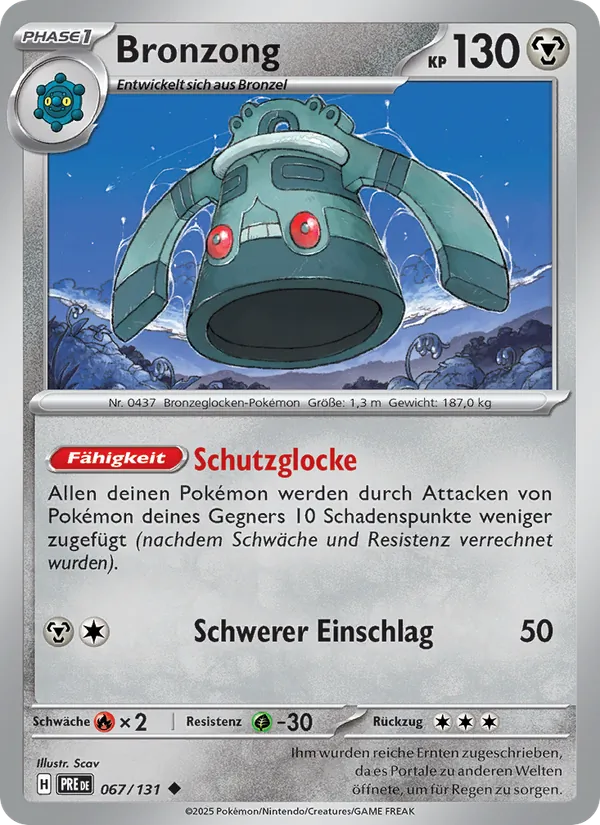 Bronzong Prismatische Entwicklungen 067/131