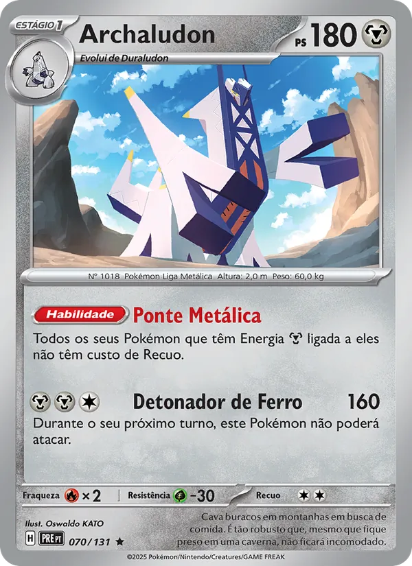 Archaludon Evoluções Prismáticas 070/131