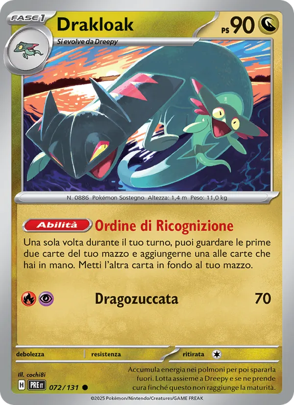 Drakloak Evoluzioni Prismatiche 072/131