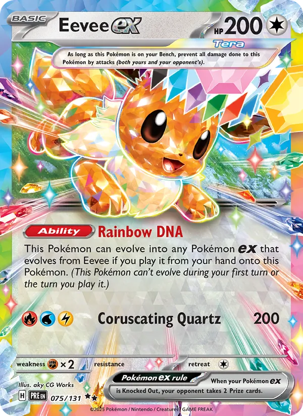 Eevee ex Prismatic Evolutions 075/131