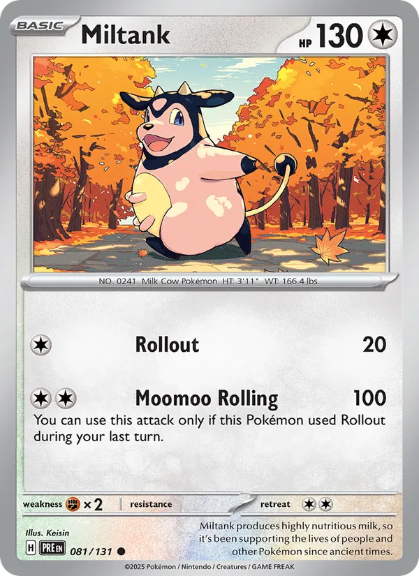 Miltank Prismatic Evolutions 081/131