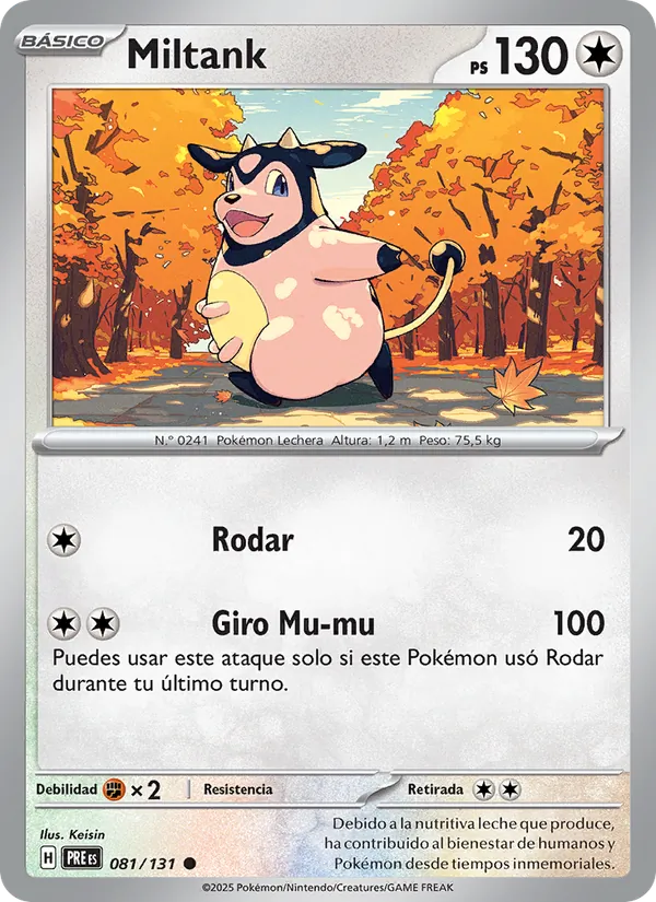 Miltank Evoluciones Prismáticas 081/131
