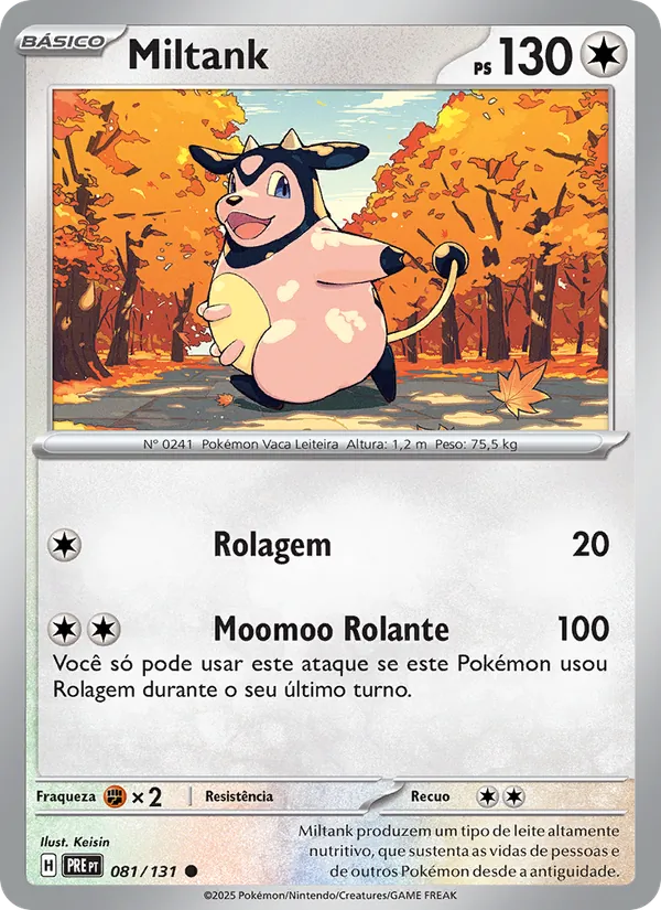 Miltank Evoluções Prismáticas 081/131