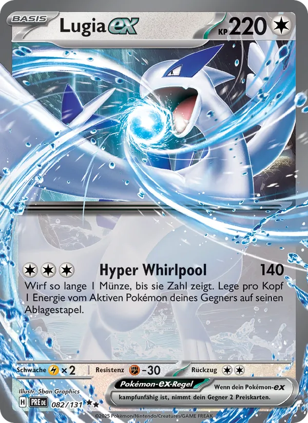 Lugia-ex Prismatische Entwicklungen 082/131