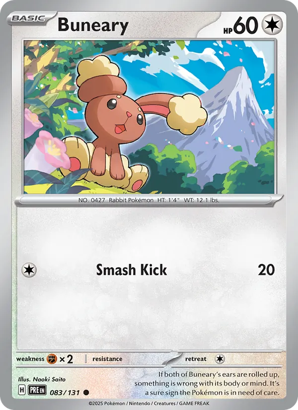 Buneary Prismatic Evolutions 083/131