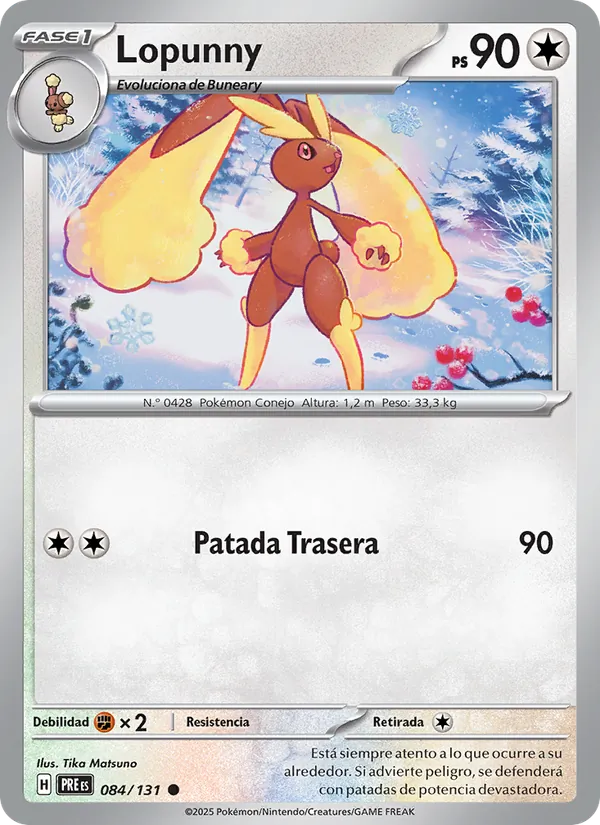Lopunny Evoluciones Prismáticas 084/131