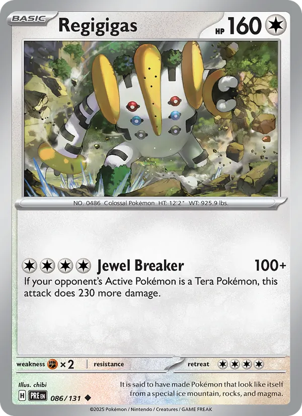 Regigigas Prismatic Evolutions 086/131