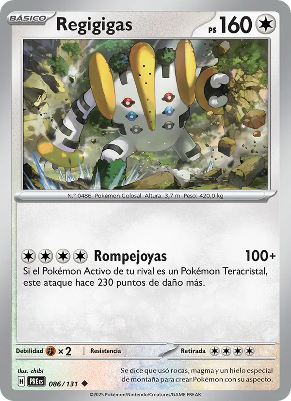 Regigigas Evoluciones Prismáticas 086/131