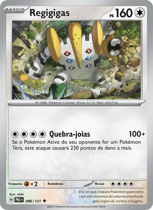 Regigigas Evoluções Prismáticas 086/131
