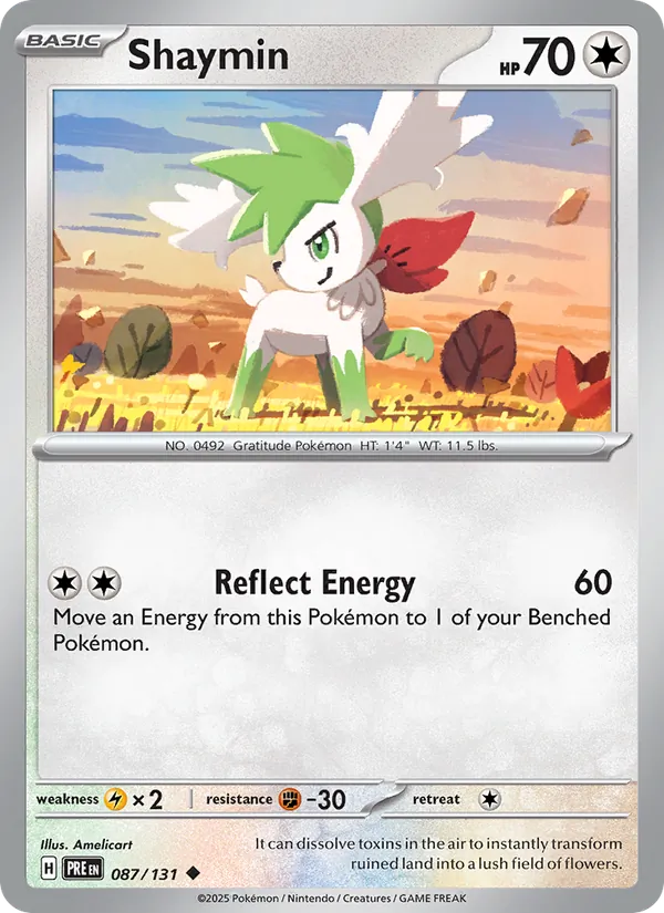 Shaymin Prismatic Evolutions 087/131