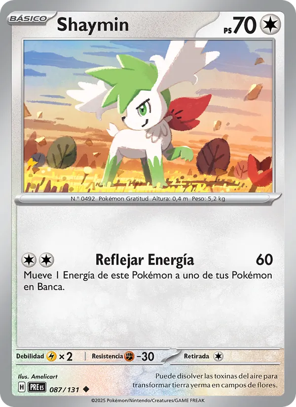 Shaymin Evoluciones Prismáticas 087/131