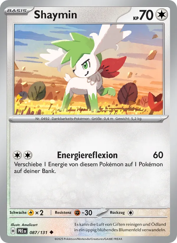Shaymin Prismatische Entwicklungen 087/131
