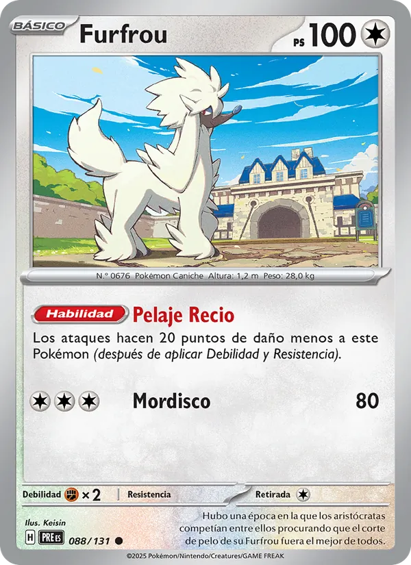 Furfrou Evoluciones Prismáticas 088/131