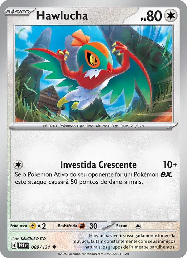 Hawlucha Evoluções Prismáticas 089/131