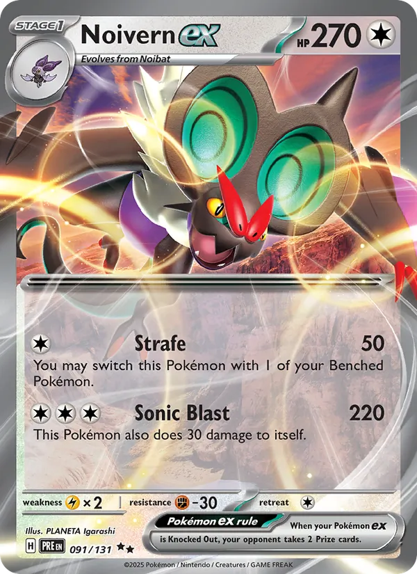 Noivern ex Prismatic Evolutions 091/131