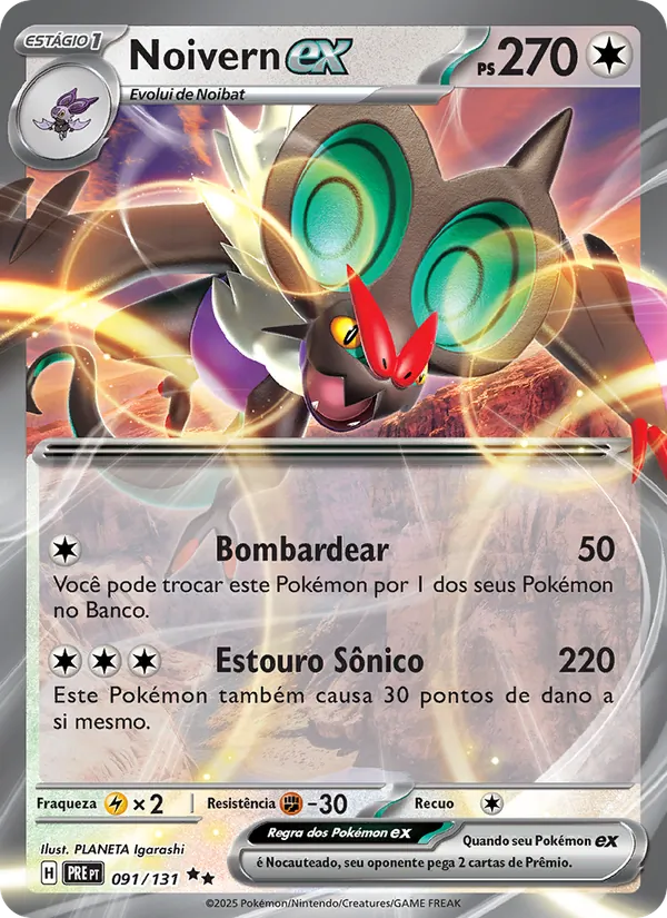 Noivern ex Evoluções Prismáticas 091/131