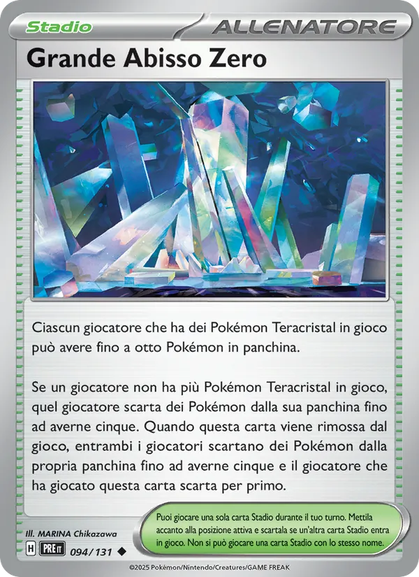 Grande Abisso Zero Evoluzioni Prismatiche 094/131
