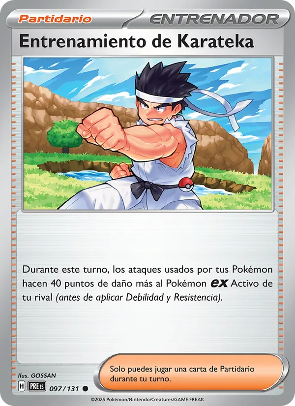 Entrenamiento de Karateka Evoluciones Prismáticas 097/131