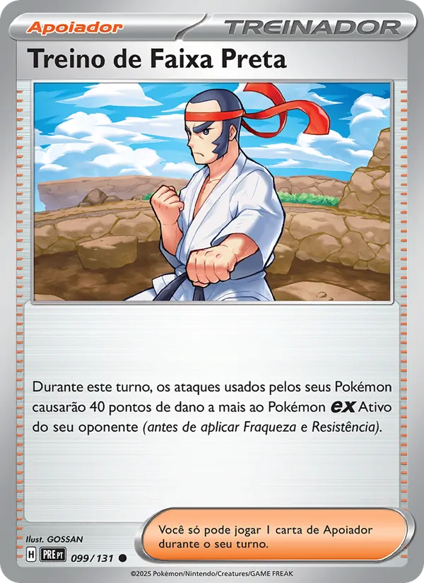 Treino de Faixa Preta Evoluções Prismáticas 099/131