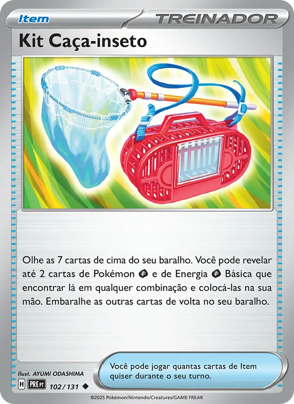 Kit Caça-inseto Evoluções Prismáticas 102/131