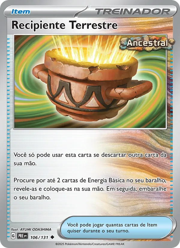 Recipiente Terrestre Evoluções Prismáticas 106/131