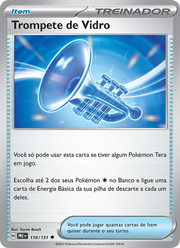 Trompete de Vidro Evoluções Prismáticas 110/131
