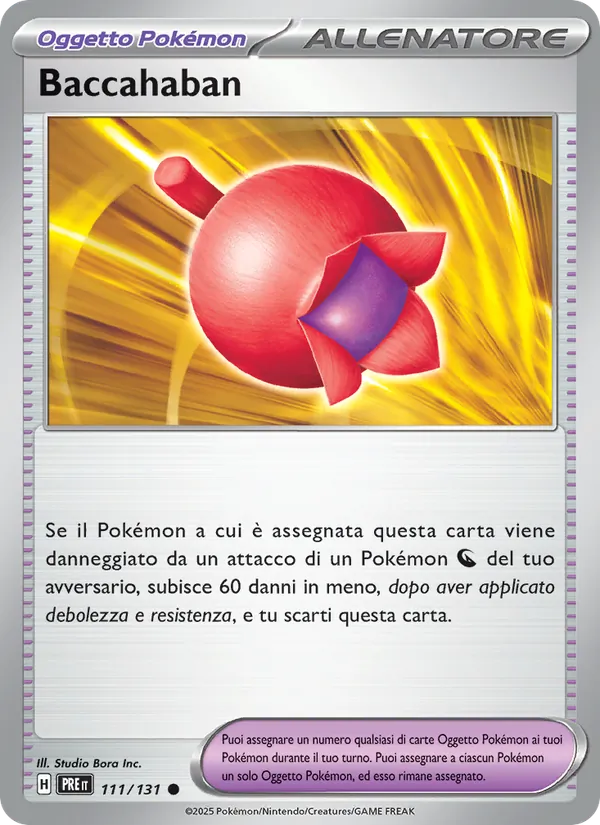 Baccahaban Evoluzioni Prismatiche 111/131
