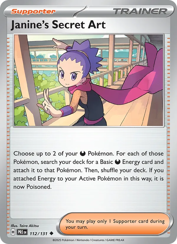 Janine's Secret Art Prismatic Evolutions 112/131