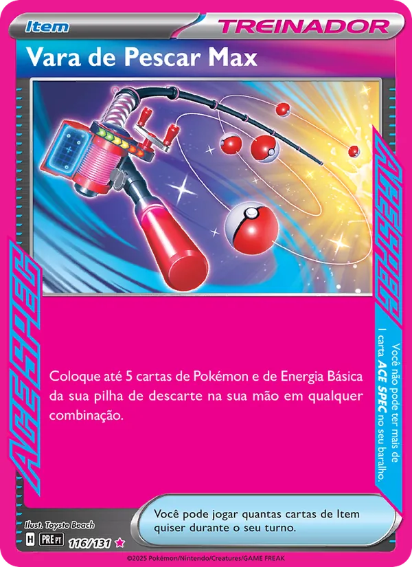 Vara de Pescar Max Evoluções Prismáticas 116/131