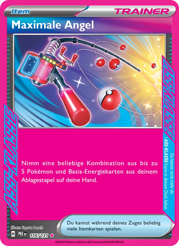 Maximale Angel Prismatische Entwicklungen 116/131