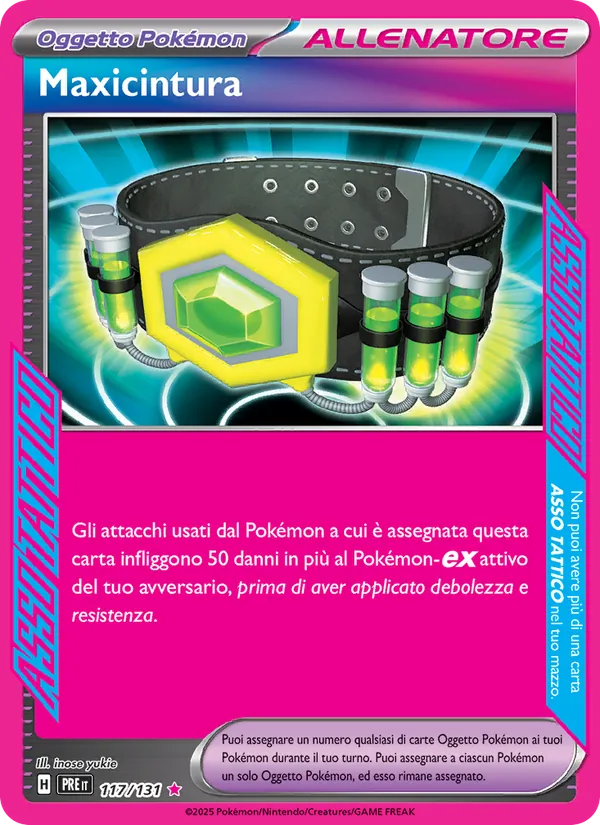 Maxicintura Evoluzioni Prismatiche 117/131